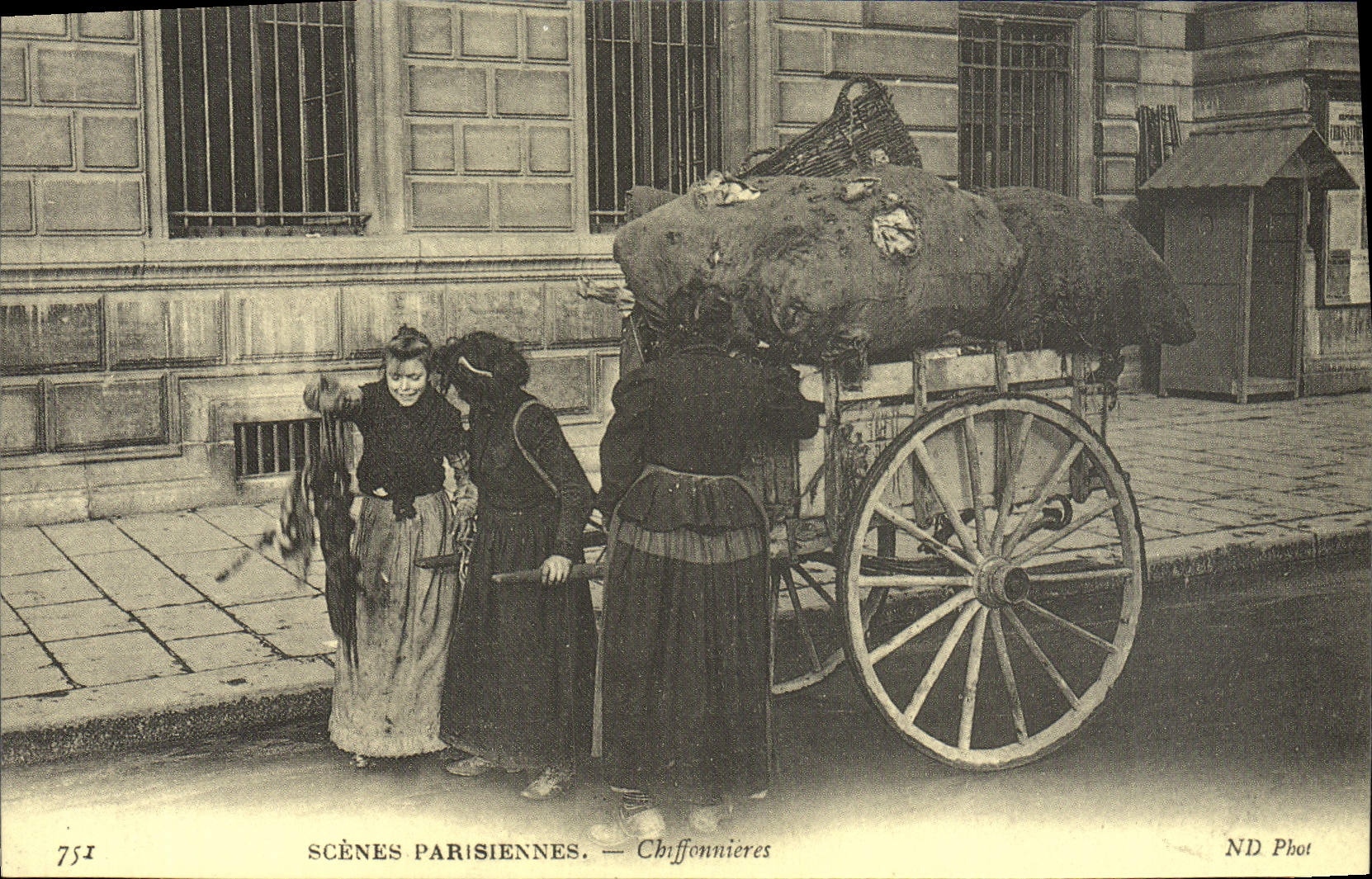 REPRO Scenes Parisiennes Chiffonnieres