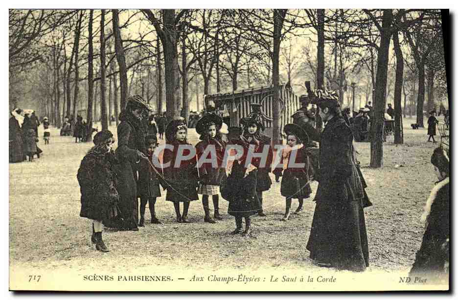 Champs-Élysées — Le Saout à la Corde — ND Phot