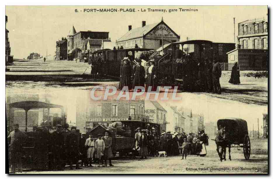 REPRO Fort Mahon Plage Le Tramway Gare Terminus Train