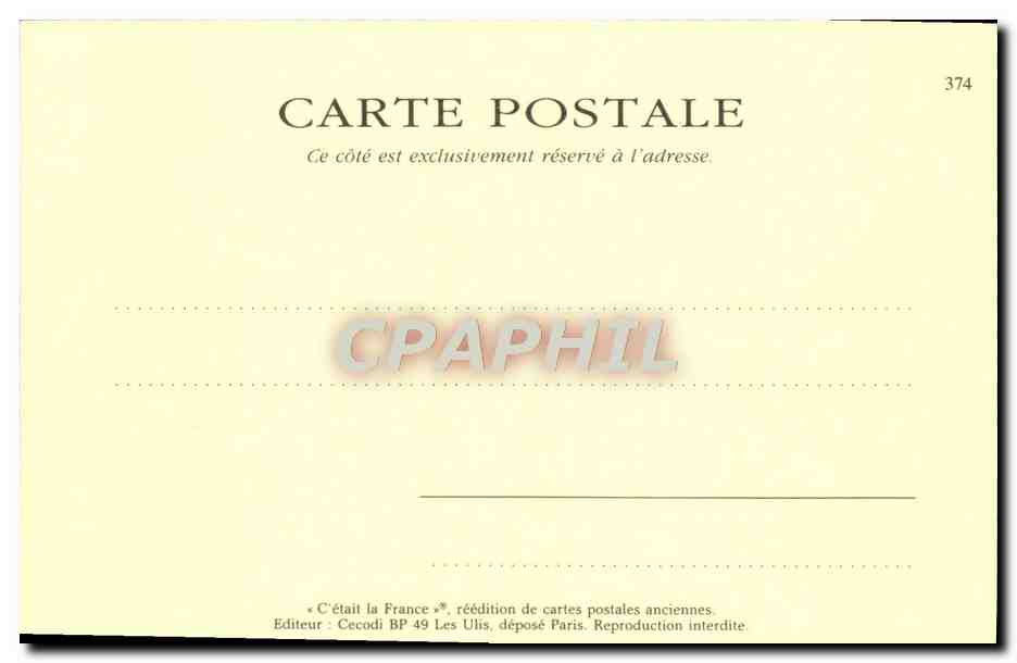 REPRO Cote d'Or Charbonnieres En Foret Ecorcage Du Chene Cote d'Or — Rückseite