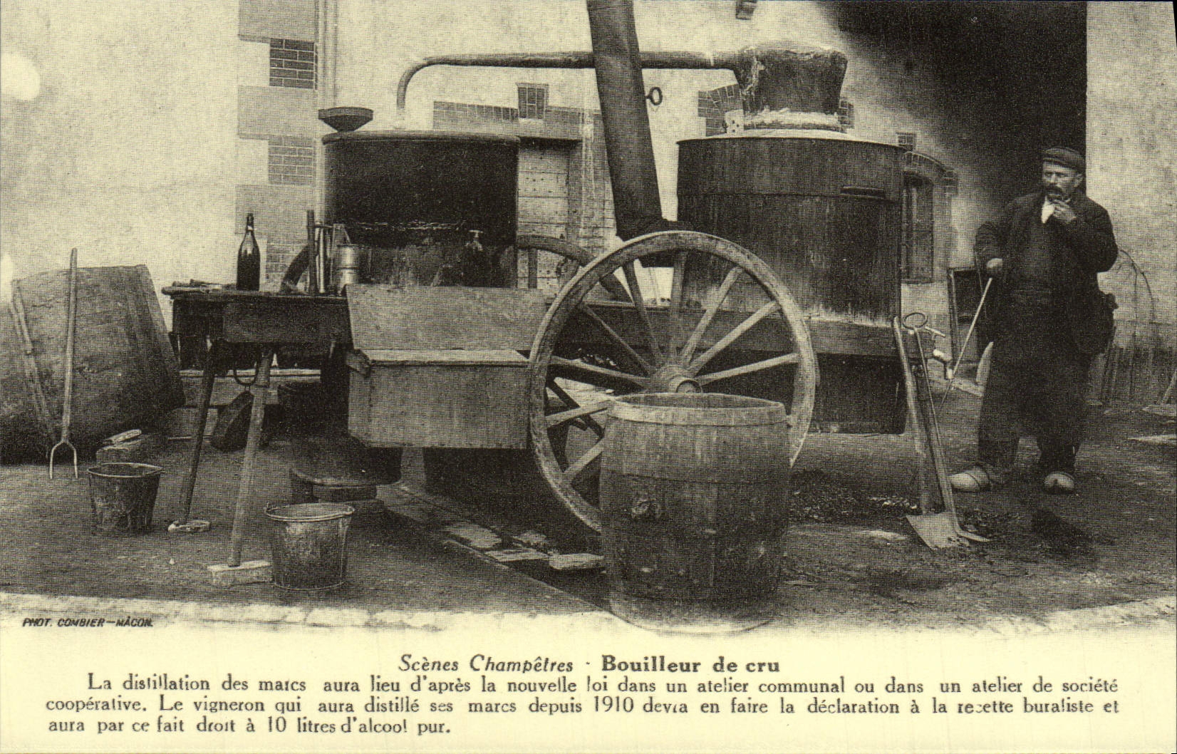 REPRO Scenes Champetres Bouilleur De Cru La Distillation Des marcs