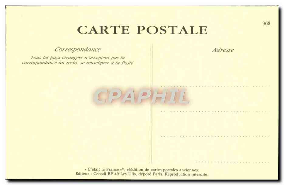 REPRO Scenes Champetres Bouilleur De Cru La Distillation Des marcs — Rückseite