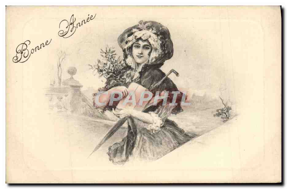 CPA Fantaisie Femme