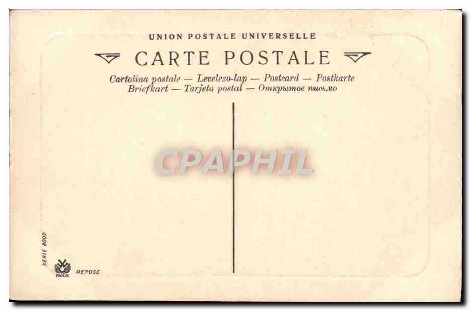 CPA Fantaisie Femme — Verso
