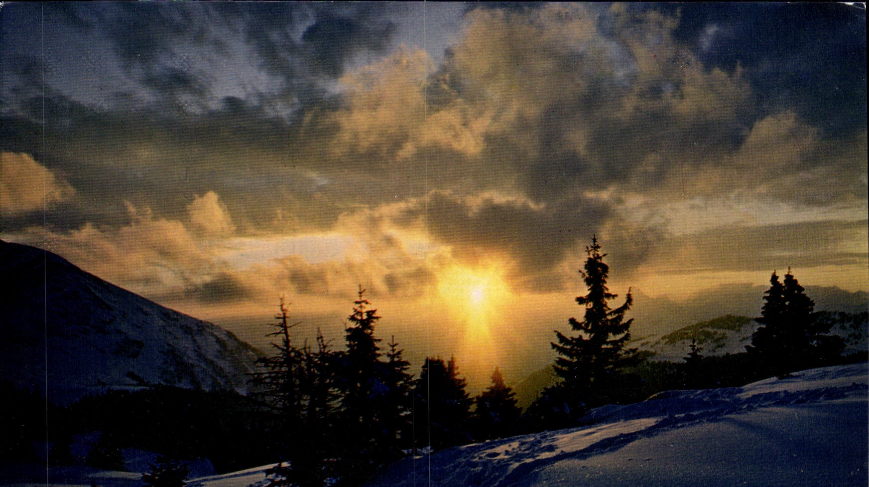 CPM Couleurs Et Lumiere De France Paysage De Neige