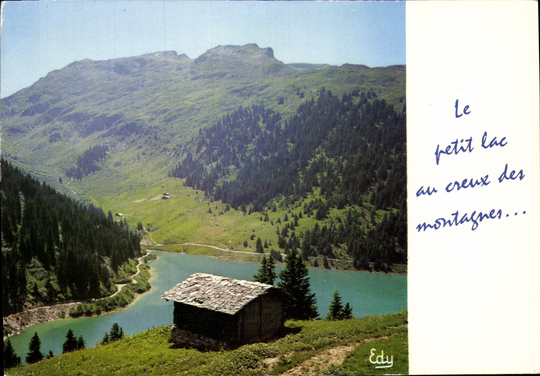 CPM Le Petit Lac Au Creux Des Montagnes