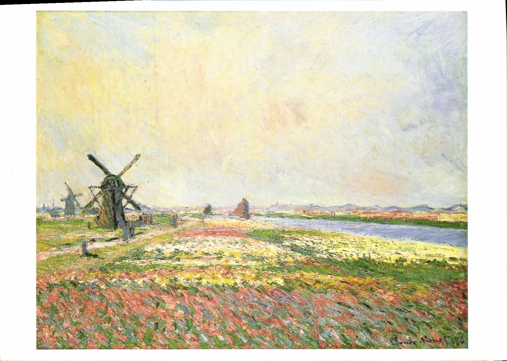Champs de tulipes près de Leiden — Claude Monet — S.P.A.D.E.M.