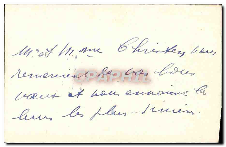 CPA Fantaisie Bonne annee — Rückseite