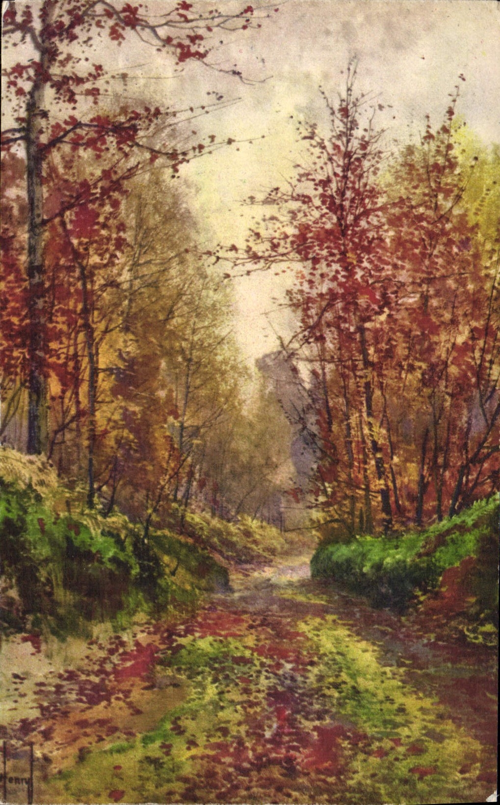 CPA Fantaisie Sous bois