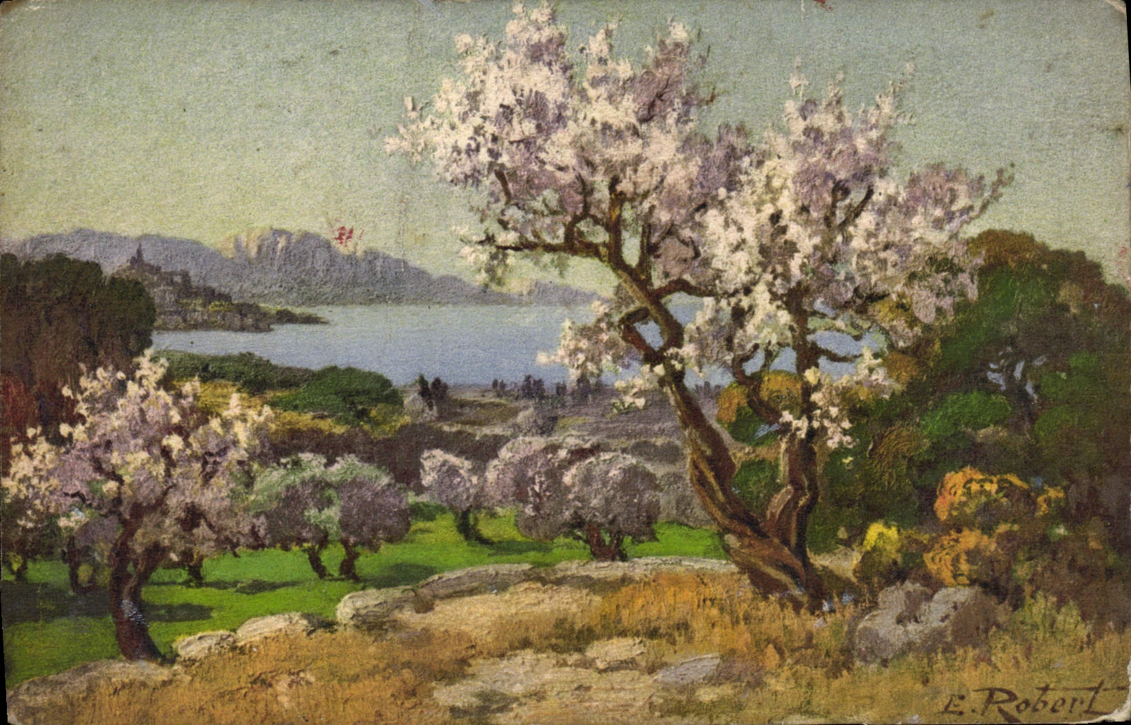CPA Fantaisie Arbre