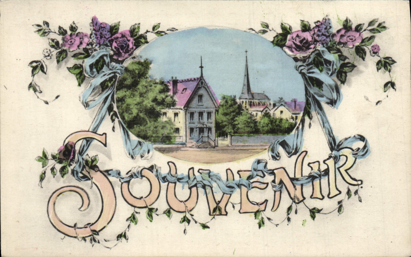 CPA Fantaisie Souvenir