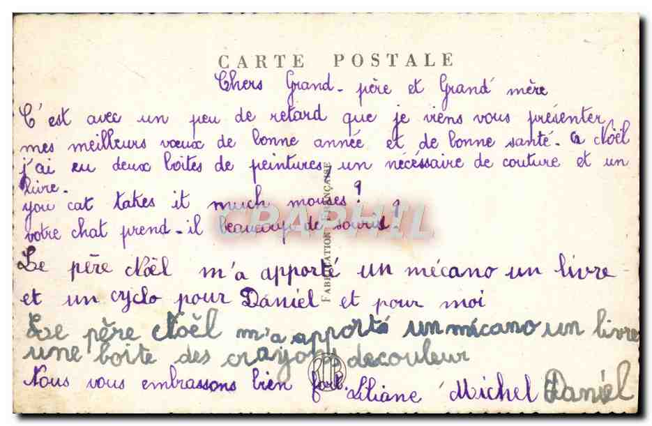 CPA Fantaisie Petit Village — Rückseite