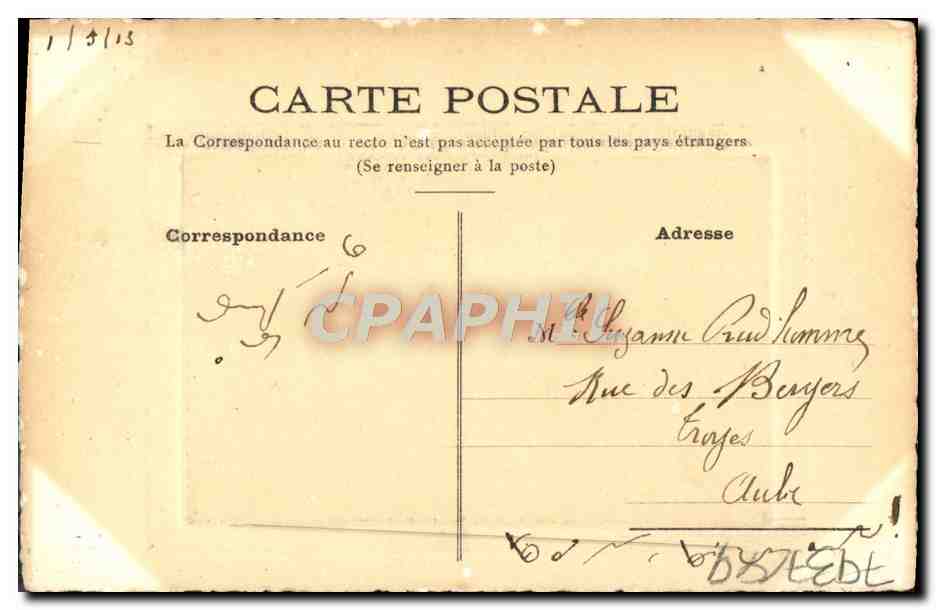 CPA Fantaisie Chevaux — Back