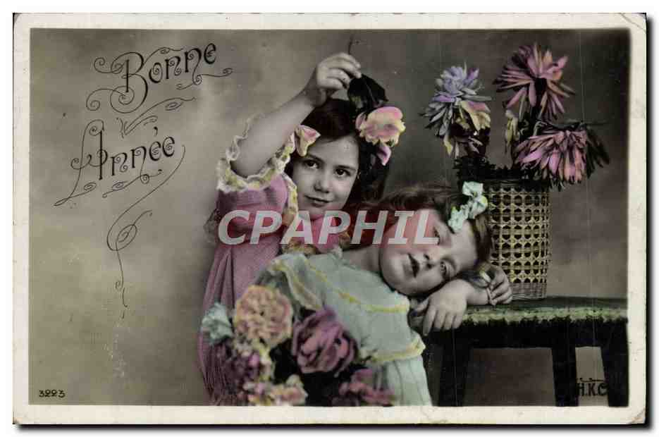 CPA Fantasie Enfants Bonne Annee