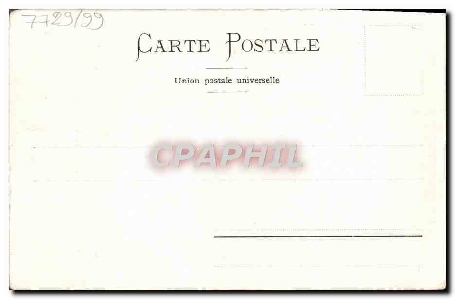 CPA Les Halles — Verso