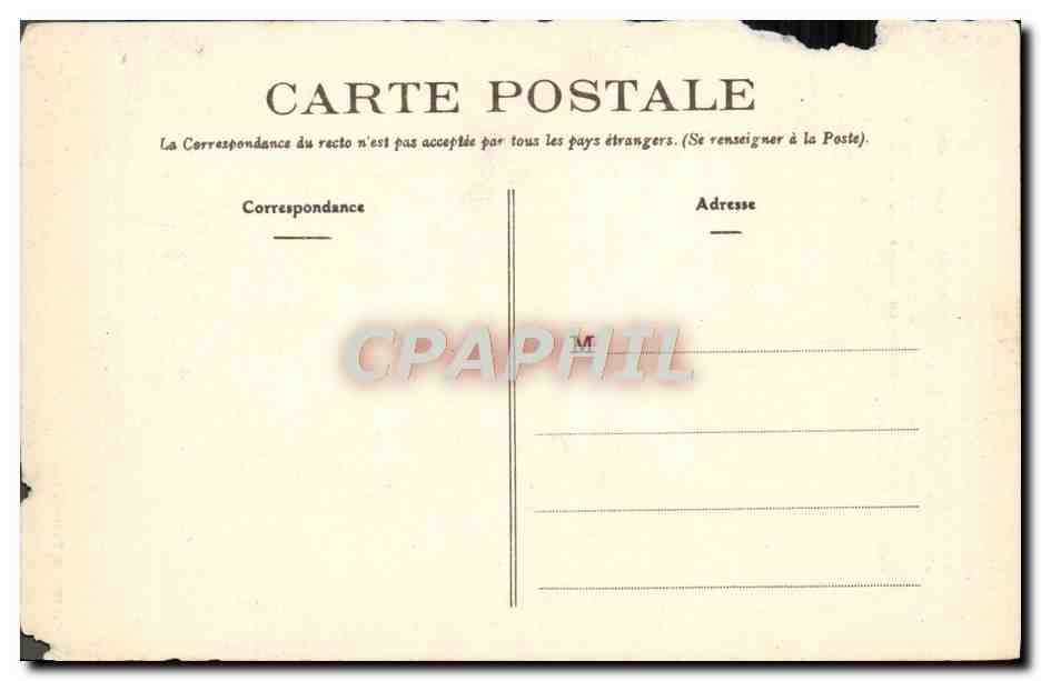 CPA Guerande La Rue de Saille et la chapelle de l'ancien hopital St Jean Cheval  — Rückseite