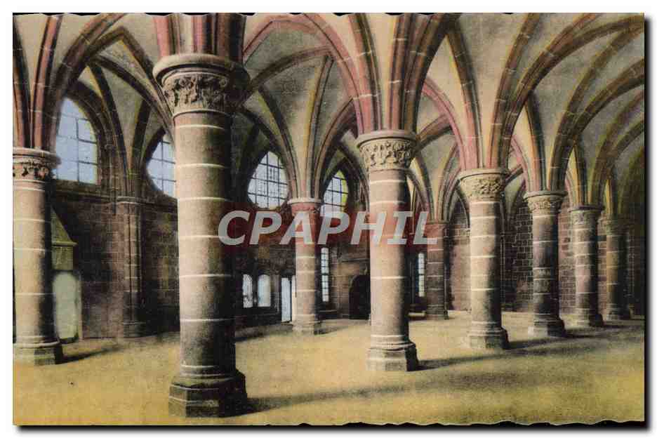 CPA Le Mont Saint Michel La salle des chevaliers