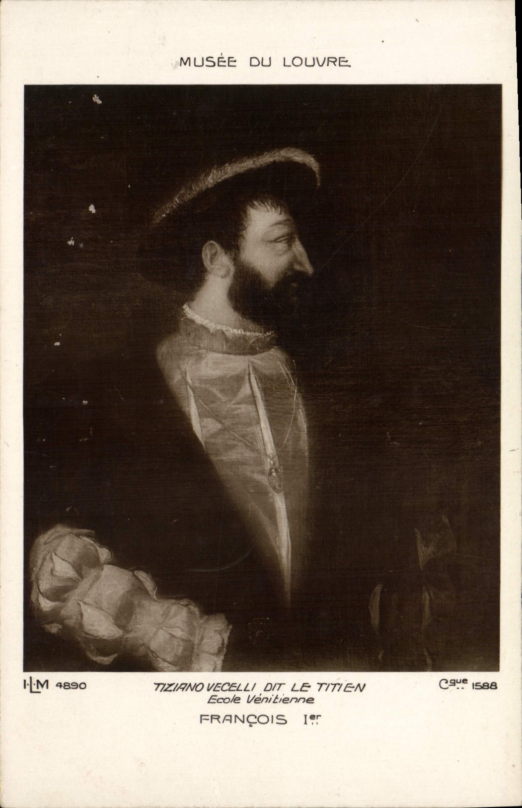 Portrait de Tiziano Vecelli dit Le Titien — Musée du Louvre — École Vénitienne — n° 1598