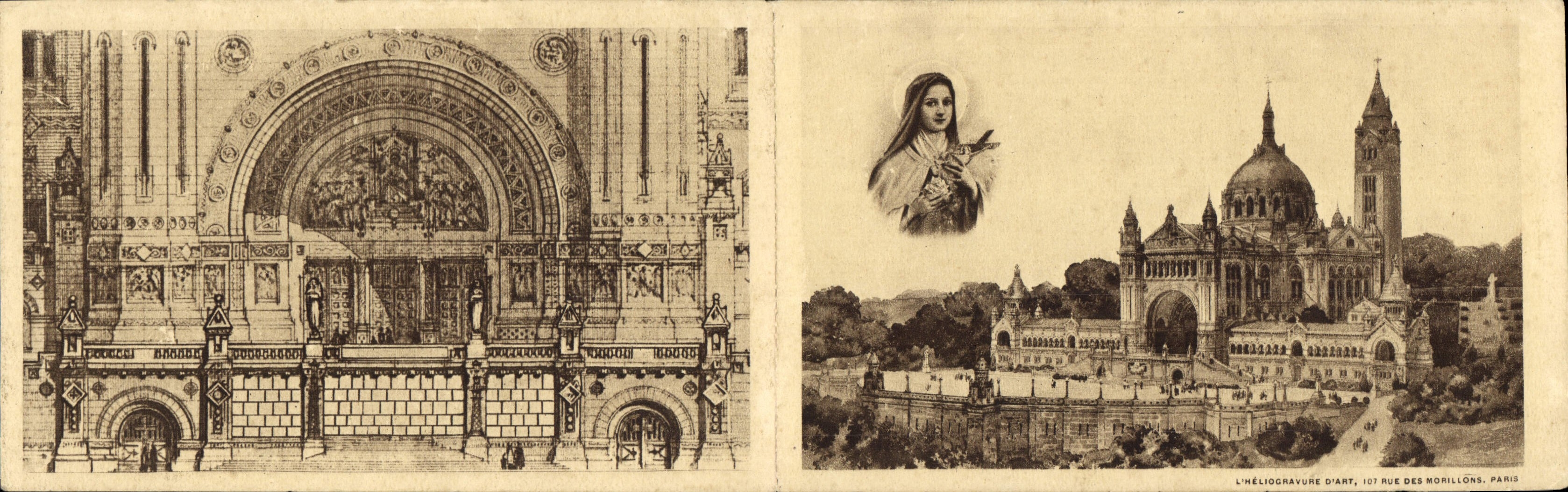 Basilika von Saint Thérèse des Kindes Jesu in Lisieux — L'Éléiographie d'Art, 107 rue des Morillons, Paris