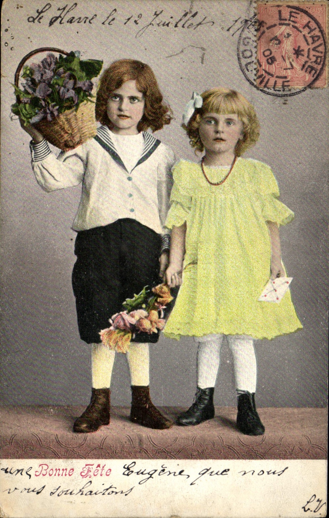 CPA Bonne Fete Enfants