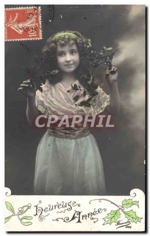 CPA Heureuse Annee Enfant