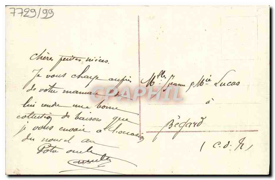 CPA Bonne Annee Enfant — Verso