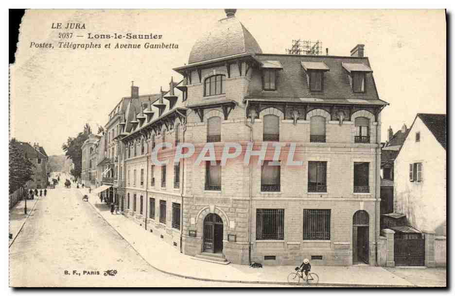 Lons-le-Saunier — Avenue Gambetta — B. F., Paris