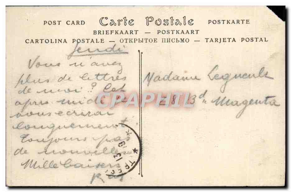 CPA Bruxelles Interieur de I'Hotel de ville La salle du conseil communal — Verso
