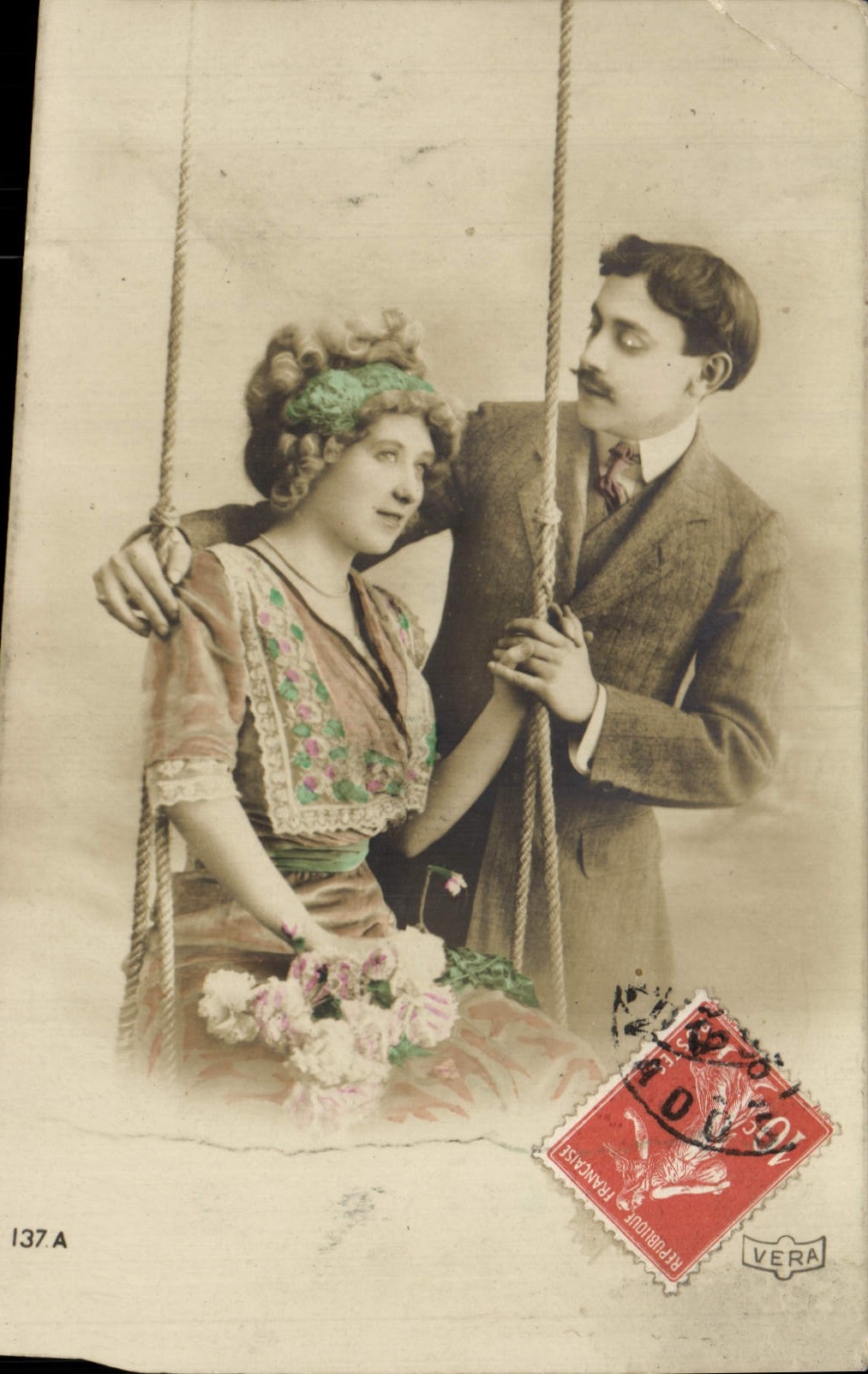 CPA Fantaisie Femme