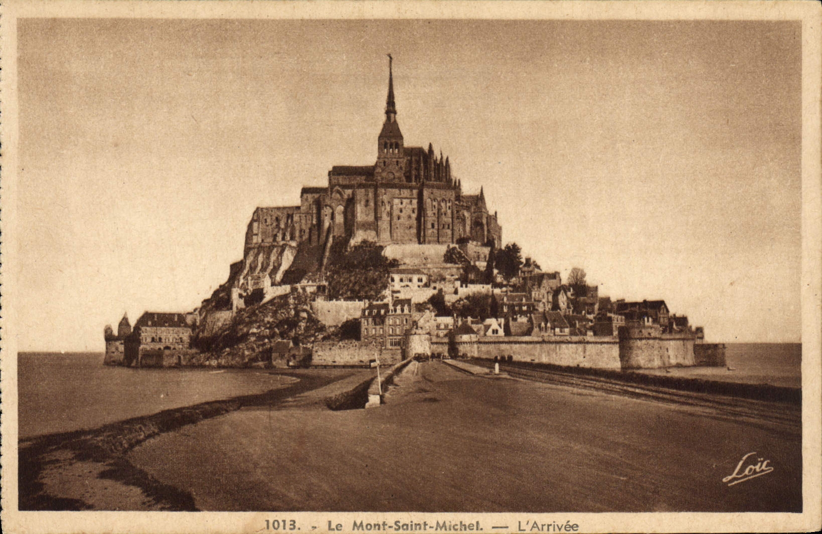 El Mont-Saint-Michel — La Llegada — Loïc, n°1013 - Anverso