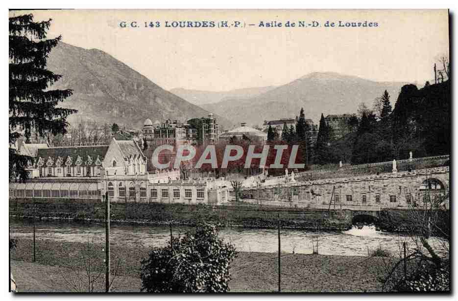 CPA Lourdes Asile de Nd de Lourdes