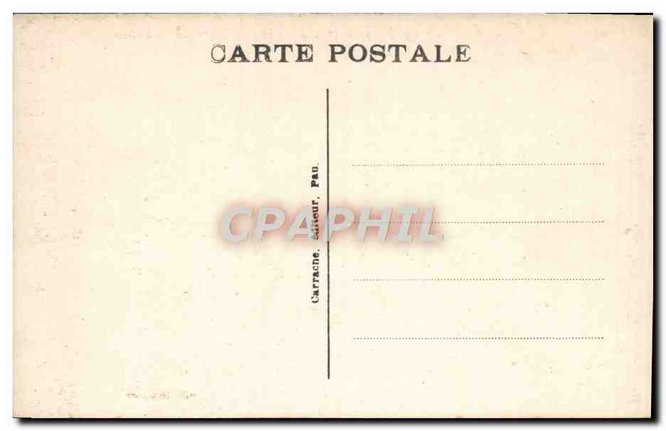 CPA Lourdes Asile de Nd de Lourdes — Verso