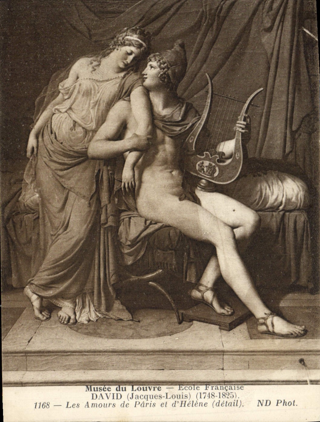 CPA Musee du Louvre David Les amours de Paris et d'Helene