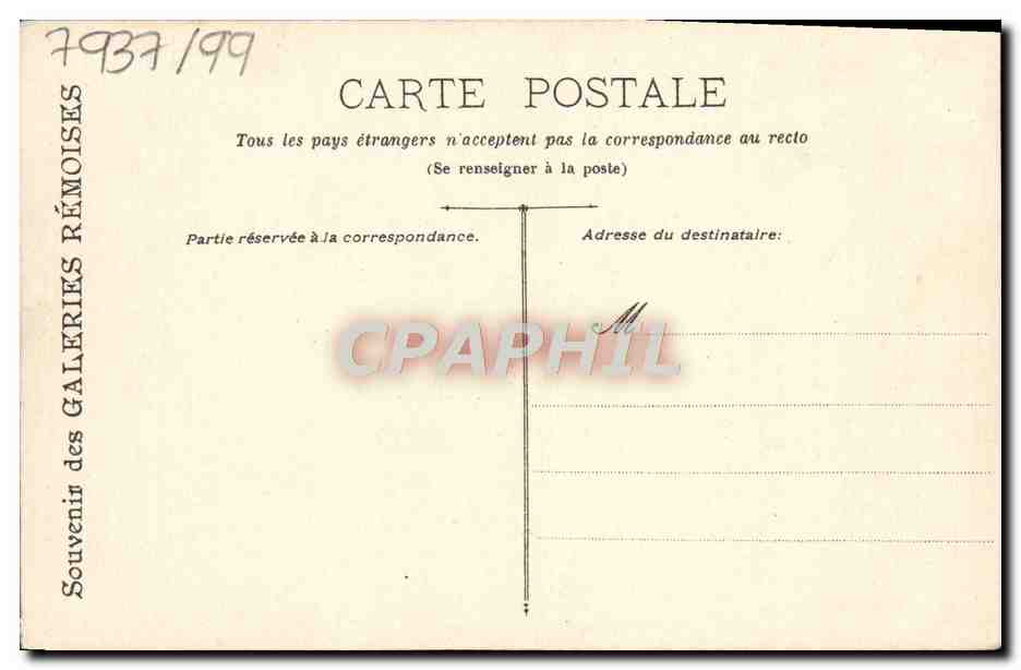 CPA Attelage Cheval Traineau Chien — Back