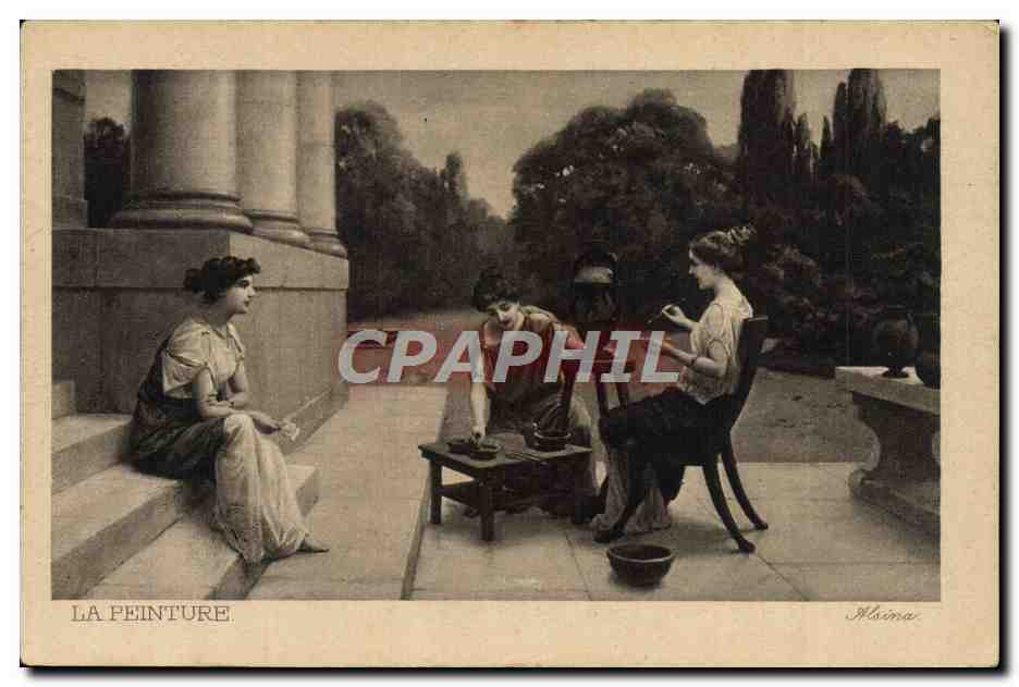 CPA La Peinture Alsina
