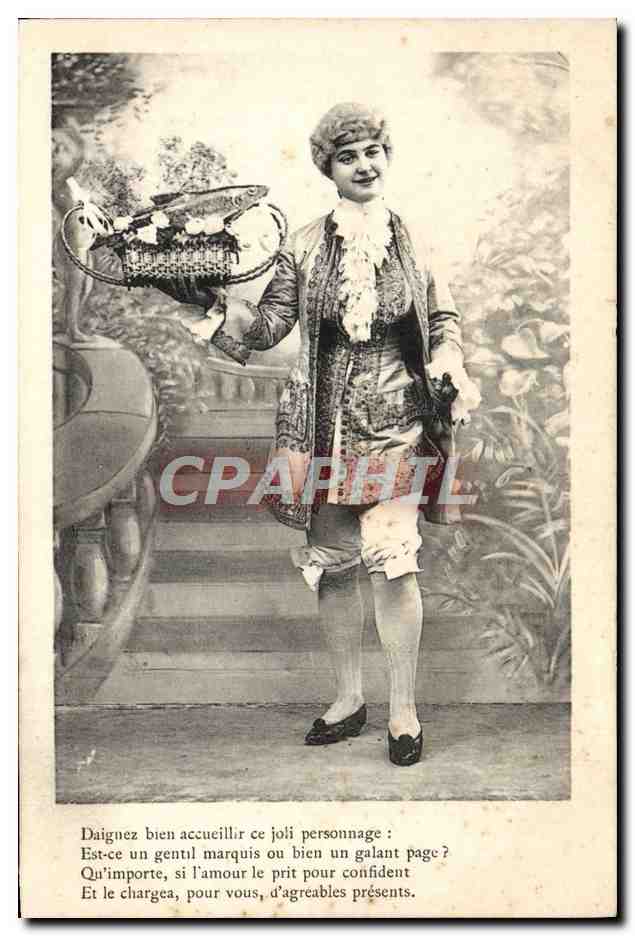 CPA Fantaisie Homme Folklore 