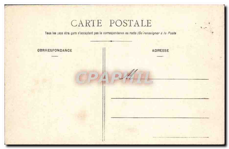 CPA Bonjour homme Train  — Rückseite
