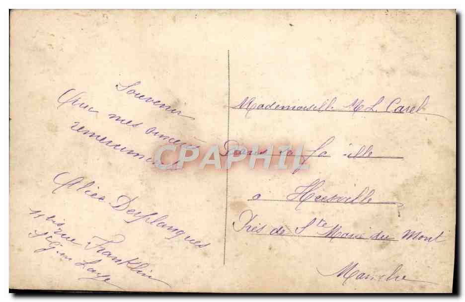 CPA Fantaisie Enfant — Rückseite