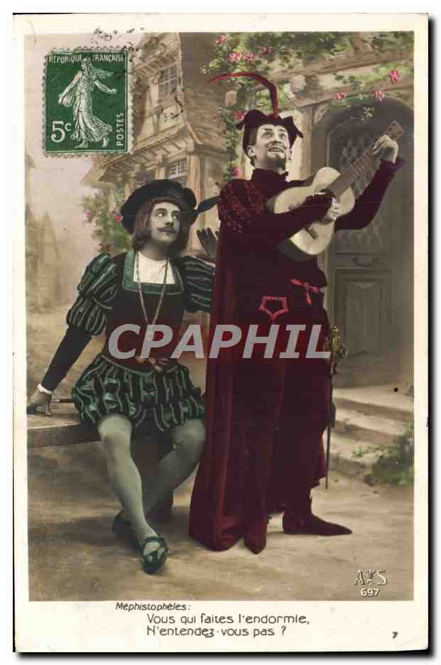 Mephistopheles — theatre scene — publisher A. S. n° 697