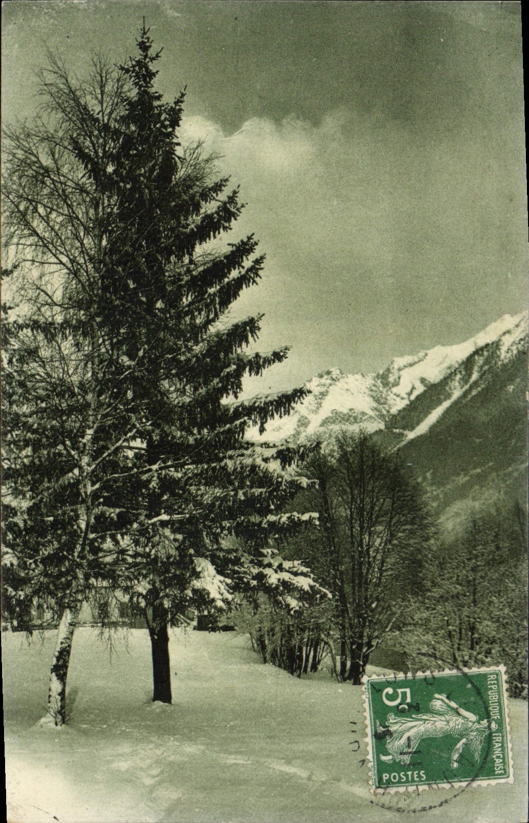 CPA Fantaisie Paysage Dhiver