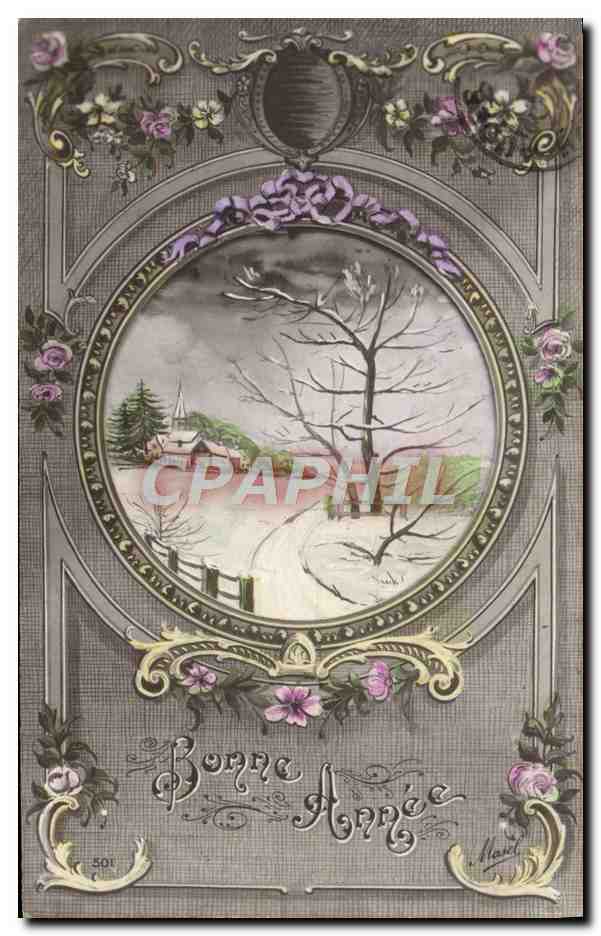 Paysage hivernal — Éditeur : Mardet, n° 501