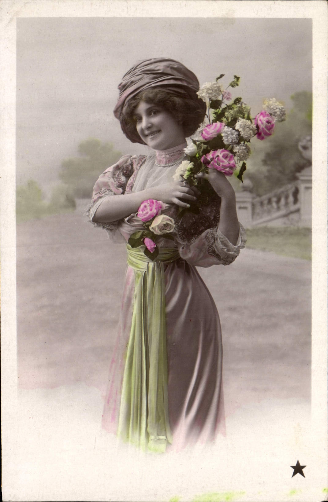 CPA Fantaisie Femme