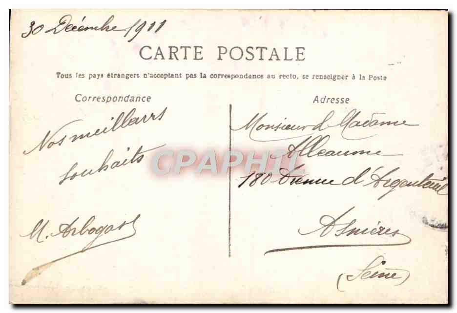 CPA Fantaisie Enfant — Rückseite