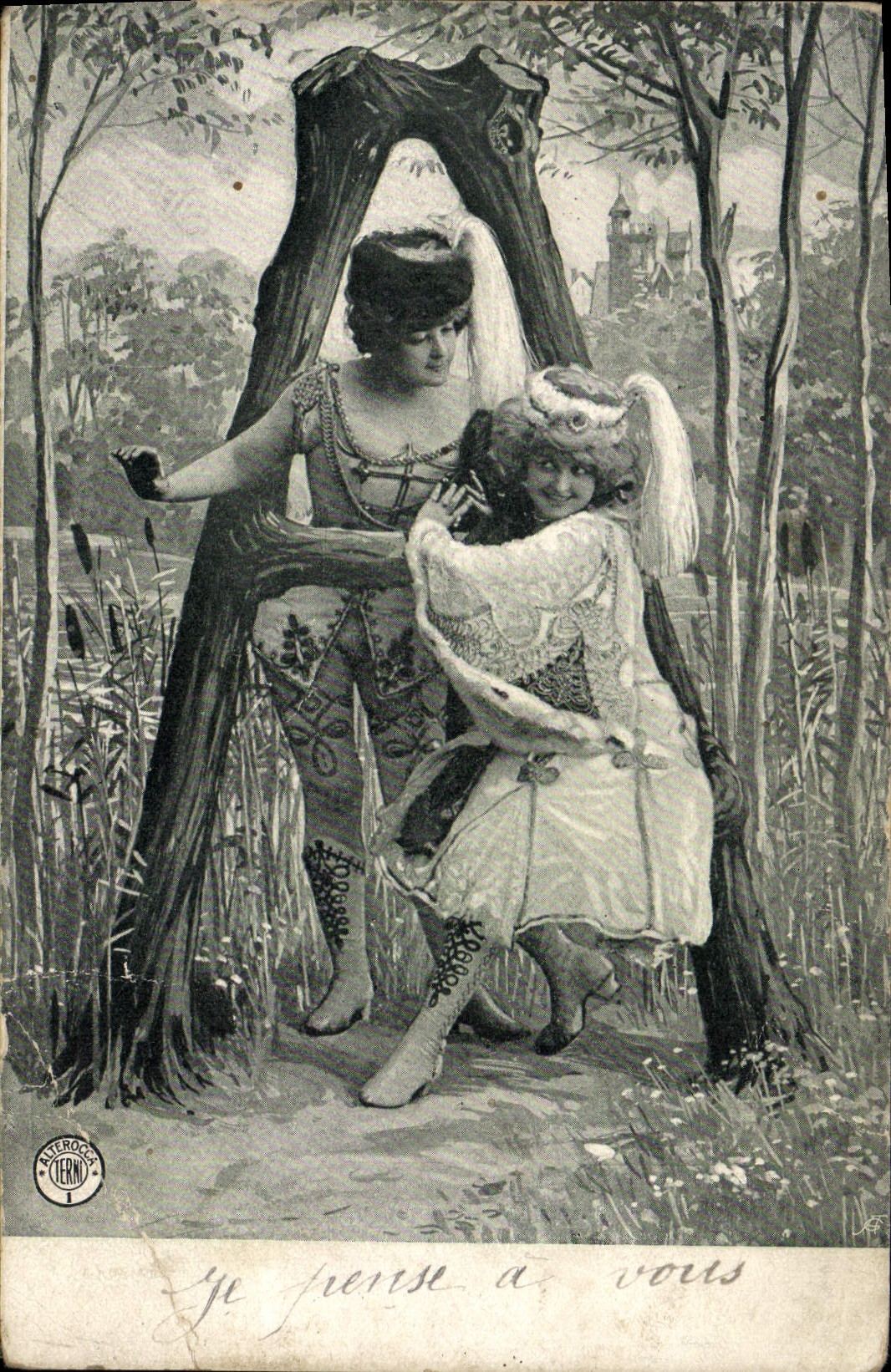 CPA Fantaisie Femmes