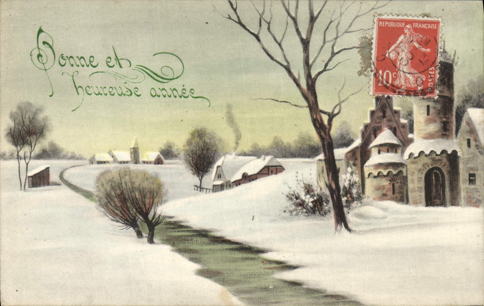 CPA Fantaisie Bonne et Annee