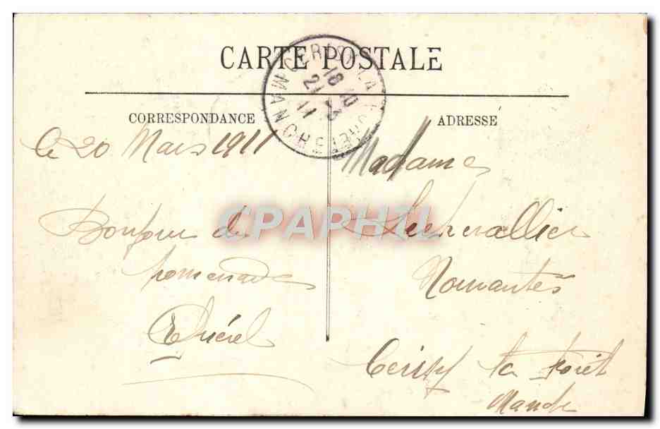 CPA Paris Le Lac du Bois de Boulogne — Rückseite