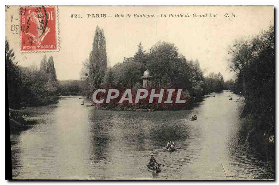 CPA Paris Bois de Boulogne La Pointe du Grand Lac