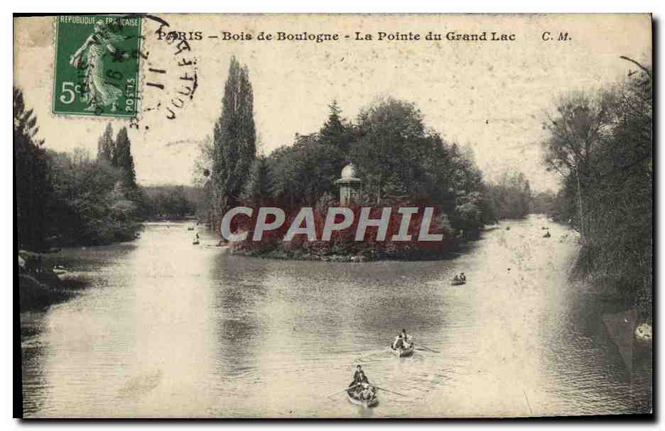 CPA Paris Bois de Boulogne La Pointe du Grand Lac