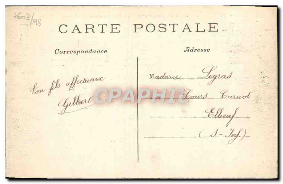 CPA Paris Bois de Boulogne La Pointe du Grand Lac — Rückseite