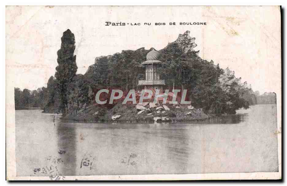 CPA Paris Lac Du Bois De Boulogne